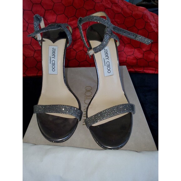 Jimmy Choo Claudette 120 Black Heels – Size 39.5 | Luxury & Elegance